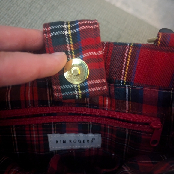 Kim Rogers Holiday Christmas Scotti dog handbag - Picture 2 of 4